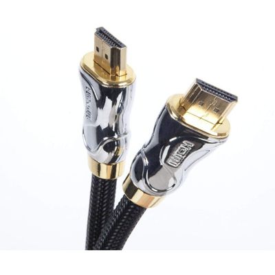 HDC04 2m Câble HDMI 2.0 Dernière génération Connecteurs or 24K Transmission rapide du signal 3D 4K 2160p Ethernet Duronic