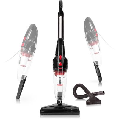 VC8 Aspirateur balai et main filaire 800W Filtre HEPA Sans sac Accessoires inclus Se convertit en quelques secondes Duronic