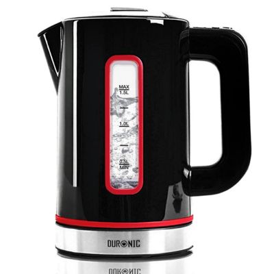 EK30 BK Bouilloire électrique 3000W Capacité 1,5L Température réglable 40 60 80 100 Arrêt automatique Maintien au chaud Duronic