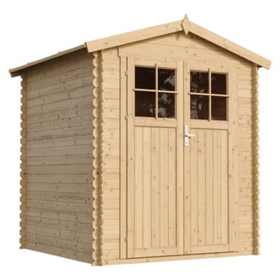 Abri de jardin en bois AVEC SOL TRAITÉ I186xL196xH218 cm/ 282 m2 TIMBELA M320F+M320G - vue 8