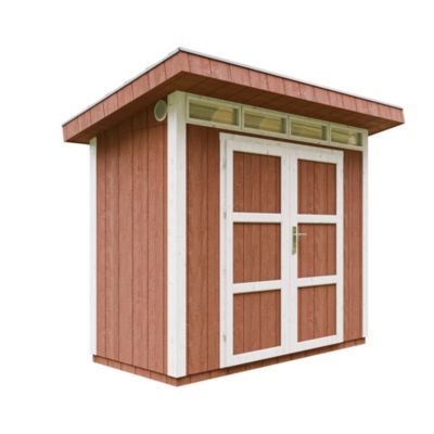 Abri de Jardin Qualité Premium 3m²/L161xL294xH239 cm M901A-REDWOOD RED - Timbela