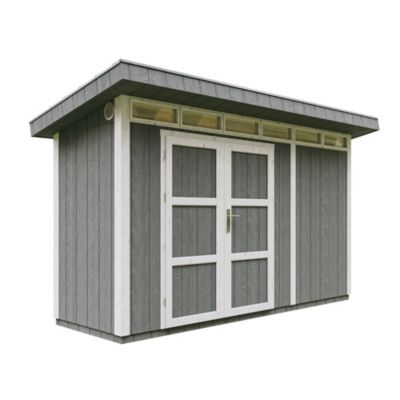 Abri de Jardin Qualité Premium 4m² /L161xL412xH239 cm - M902A-CAVERN STEEL - Timbela