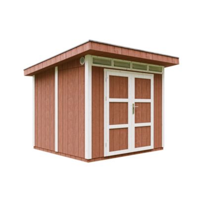 Abri de Jardin Qualité Premium 6m² /L294xL279xH237 cm - M903A-REDWOOD RED - Timbela