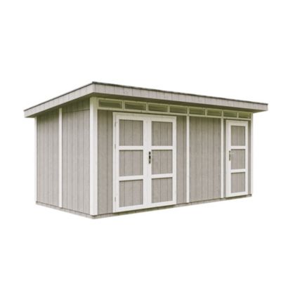 Abri de Jardin Qualité Premium 8.52+2.95 m² - M905C-TUNDRA GREY - Timbela