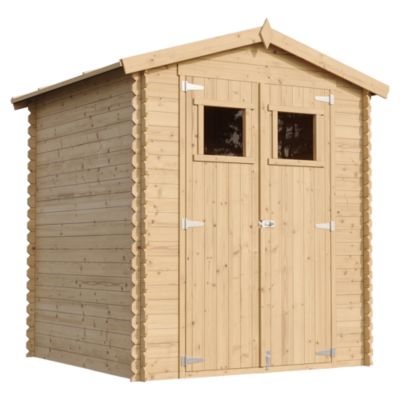 Abri de jardin en bois Stockage extérieur I186xL196xH218 cm/ 282 m2 Petit abri à outils Local à vélos TIMBELA M320