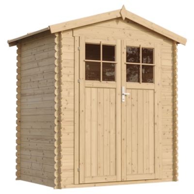 Abri de jardin en bois Stockage extérieur I196xL136xH218 cm/ 1.98 m2 TIMBELA M367F