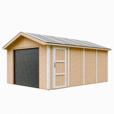 Garage QUALITÉ PREMIUM 17 m² L378xl530 cm garage pour auto moto vélos machines de jardinage M991B HARVEST HONEY Timbela - vue 10