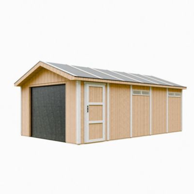 Garage Qualité Premium 21 m² L378xl648 cm Timbela M992B HARVEST HONEY - vue 10