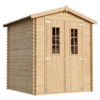 Abri de jardin en bois Stockage extérieur I186xL196xH218 cm/ 282 m2 Petit abri à outils Local à vélos TIMBELA M320C