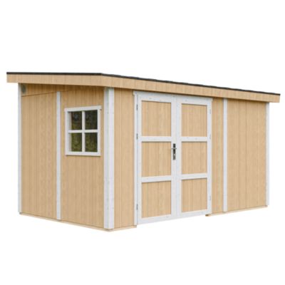 Abri de Jardin Qualité Premium 868 m² H231x248x412 cm Sans plancher e paroi latérale Timbela M939B HARVEST HONEY - vue 10