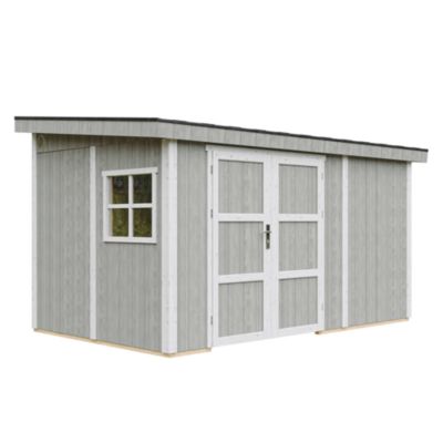 Abri de Jardin Qualité Premium 8 68 m² H231x248x412 cm Sans plancher e paroi latérale M939B TUNDRA Timbela - vue 10