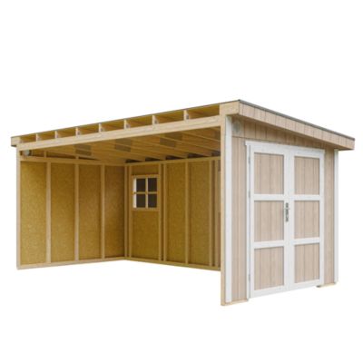 Abri de Jardin Qualité Premium 11 47 m² H231x248x530 cm Sans plancher e paroi latérale M940B TERRA Timbela - vue 10