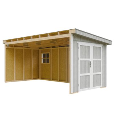 Abri de Jardin Qualité Premium 11 47 m² H231x248x530 cm Sans plancher e paroi latérale M940B TUNDRA Timbela - vue 10