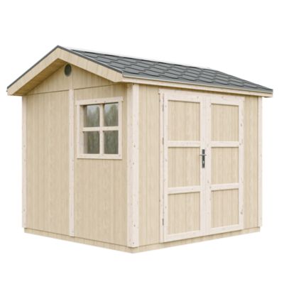 Abri de Jardin Qualité Premium 59 m² Timbela M913A Construction de Panneaux LP Smartside - vue 9