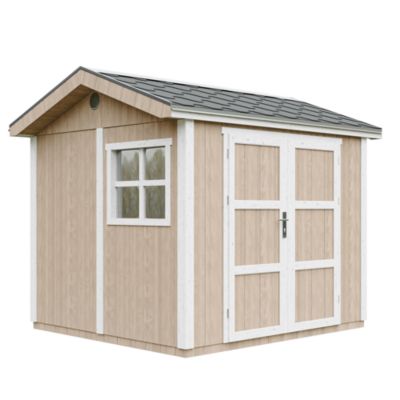 Abri de Jardin Qualité Premium 5 9 m² H252x250x294 cm Avec un sol et des bardeaux bitumineux M913A TERRA Timbela - vue 9