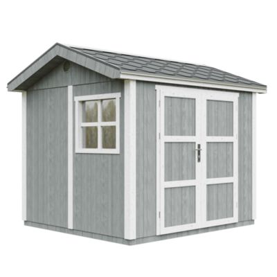 Abri de Jardin Qualité Premium 5 9 m² H252x250x294 cm Avec un sol et des bardeaux bitumineux M913A CAVERN STEEL Timbela - vue 9