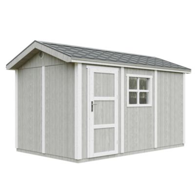 Abri de Jardin Qualité Premium 8 68 m² H252x250x412 cm Avec un sol et des bardeaux bitumineux M914 TUNDRA Timbela - vue 9