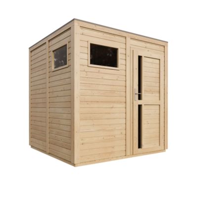 Abri de Jardin en Bois AVEC SOL TRAITÉ 4 20 m² / 206x208xH216 cm Cabane de Jardin Extérieur M325F1+M325G Timbela - vue 8