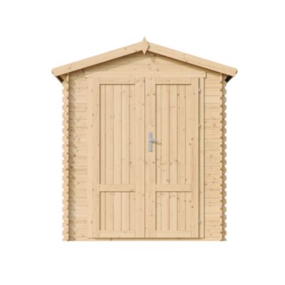 Abri de jardin en bois AVEC SOL TRAITÉ 196x136xH218 cm / 1 98 m² M367F1+M367G Timbela - vue 2