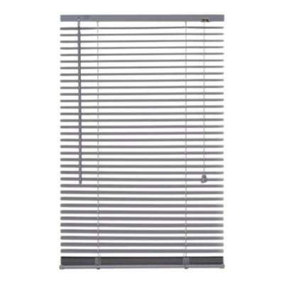 Store Vénitien lame PVC gris L.180 x l.40 cm