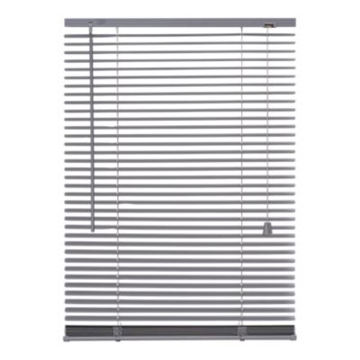 Store Vénitien lame PVC gris L.180 x l.55 cm