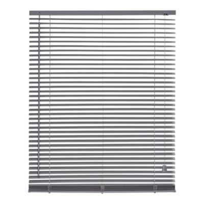 Store Vénitien lame PVC gris L.180 x l.75 cm