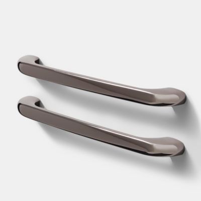 Poignée de meuble de cuisine GoodHome Condio chromé L. 22,5 cm, 2 pièces - Goodhome