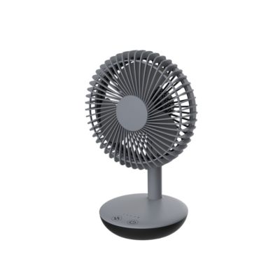 Mini ventilateur de table USB ø15 cm gris