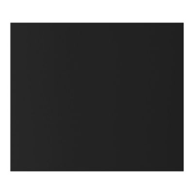 Façade tiroir Stevia noir mat L. 40 cm x H. 34 cm Caraway Innovo GoodHome vendue par 2 - Goodhome