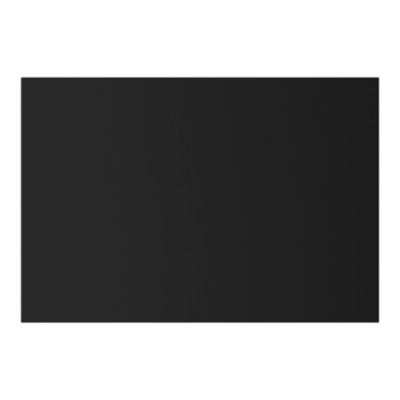 Façade tiroir Stevia noir mat L. 50 cm x H. 34 cm Caraway Innovo GoodHome vendue par 2 - Goodhome