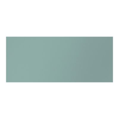 Façade tiroir Stevia vert mat L. 80 cm x H. 34 cm Caraway Innovo GoodHome vendue par 2 - Goodhome
