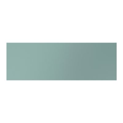 Façade tiroir Stevia vert mat L. 100 cm x H. 34 cm Caraway Innovo GoodHome vendue par 2 - Goodhome