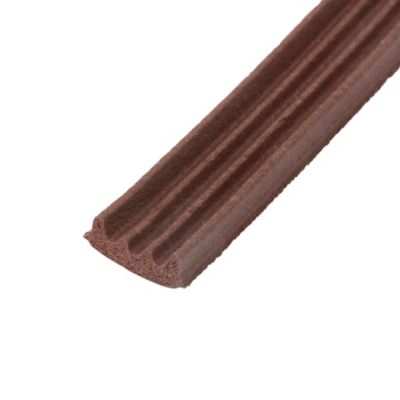 Joint caoutchouc adhésif profil E Volden marron L.24 m