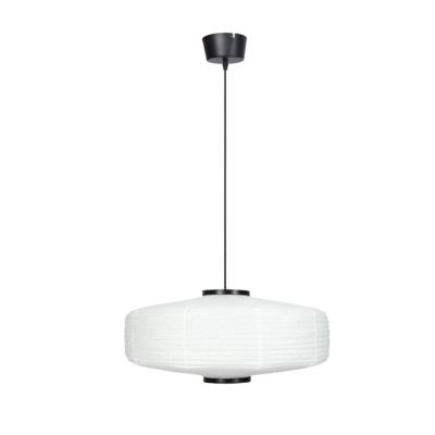 Suspension Bantry E27 15W ?65xH.110cm blanc GoodHome