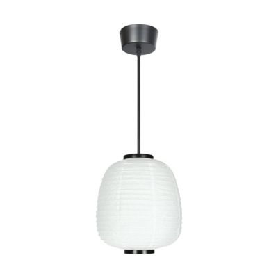 Suspension Bantry E27 15W ?35xH.110cm blanc GoodHome