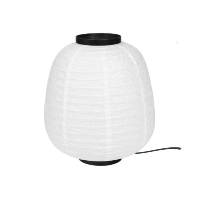 Lampe de table Bantry E27 15W ?30xH.34,5cm blanc GoodHome