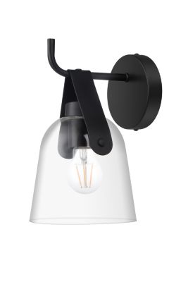 Applique murale Calume E27 15W L.16xH.27xP.19cm noir GoodHome