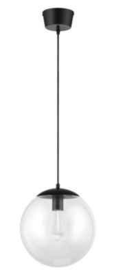 Suspension Dacite E27 28W ?28xH.146.5cm noir GoodHome
