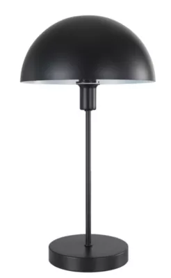 Lampe de table Songor E14 28W ?24xH.42cm noir GoodHome