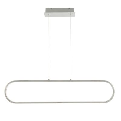 Suspension Papua LED intégrée 3500lm 41W ?10xL.90xH.110cm chrome Goodhome