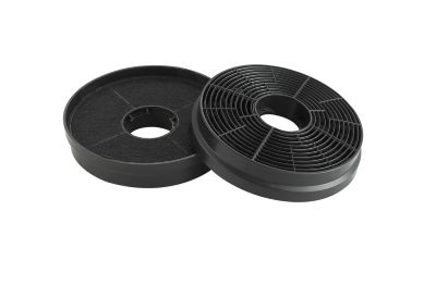 Lot de 2 filtres à charbon rond Cooke & Lewis CARBFILT22 Ø10,5 cm noir