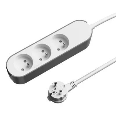 Multiprise 3 prises Jacobsen 1.5 m blanche