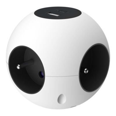 Multiprise 4 prises + 2 USB Jacobsen 1.5 m forme cube