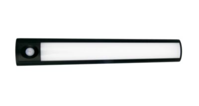 Réglette sous meuble Fiennes LED intégrée blanc neutre IP20 120lm 1.9W L.27xl.4,1xH.2cm noir GoodHom