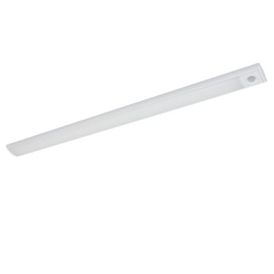 Réglette sous meuble Fiennes LED intégrée blanc neutre IP20 260lm 3.7W L.54xl.4,1xH.2cm blanc GoodHo