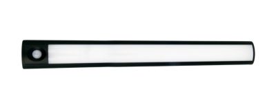 Réglette sous meuble Fiennes LED intégrée blanc neutre IP20 260lm 3.7W L.54xl.4,1xH.2cm noir GoodHom
