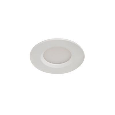 Spot encastrable Etana LED intégrée blanc chaud IP65 410lm 4.7W Ø8.5cmxH.3.1cm métal blanc GoodHome