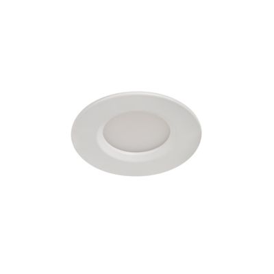 3 spots encastrables Etana LED intégrée blanc chaud IP65 410lm 4.7W Ø8.5cmxH.3.1cm métal blanc GoodH