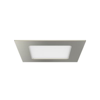 Spot encastrable Octave LED intégrée blanc neutre IP20 380lm 4,5W Ø12xH.2,1cm argent GoodHome