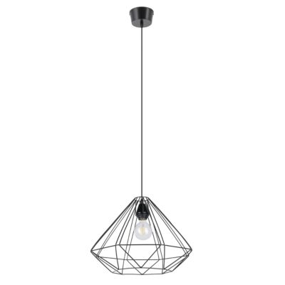 Suspension Smertrio E27 60W ?44.5xH.110cm noir GoodHome